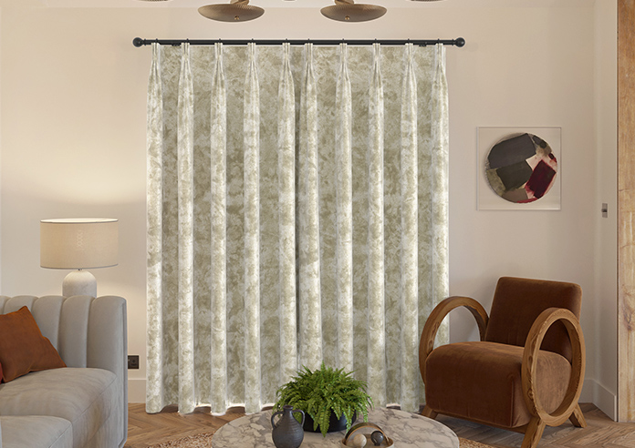 Cyrus Crushed Velvet, Cream - Made to Measure Curtains - Image 7